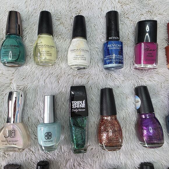 Mixed lot of Nail Polish Lot of 30 Assorted Colors Lot 2 - Picture 7 of 16